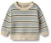 Sweater WHEAT "WHEAT Jacquard Pullover Harlow", Jungen, Gr. 62, beige (sanftes