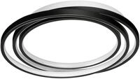 NOVA LUCE Deckenleuchte "ARBOR", schwarz-wei&szlig; (schwarz), 3, &Oslash; 44cm H: 8cm, 1...