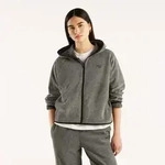 Trainingsjacke NEW BALANCE "TEXTURED FLEECE FULL ZIP", Damen, Gr. XXL, schwarz (bk),