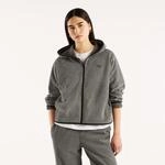 Trainingsjacke NEW BALANCE "TEXTURED FLEECE FULL ZIP", Damen, Gr. XXL, schwarz (bk),