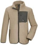 Killtec Fleecejacke "KOW 144 BYS FLC JCKT" Weiche Sherpa Fleecejacke mit...