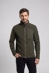 Strickfleecejacke "GW 43 MN KNTFLC JCKT", Herren, Gr. S, gr&uuml;n (dunkeloliv),
