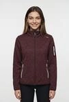 CMP Strickfleecejacke "KNITTED MELANGE FLEECE WOMAN JACKET" mit Rei&szlig;verschluss,