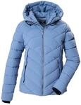 Steppjacke KILLTEC "KOW 13 WMN QLTD JCKT", Damen, Gr. 36, stahlblau, Obermaterial:
