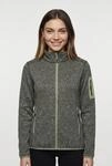 CMP Strickfleecejacke "KNITTED MELANGE FLEECE WOMAN JACKET" mit Rei&szlig;verschluss,