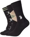 Camano Socken 3 Paar, mit festlich gestalteten Paaren