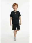 Trainingsanzug ADIDAS SPORTSWEAR "J TR-ES 3S SET", Jungen, Gr. 176, schwarz...