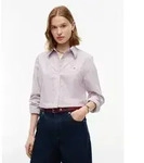Hemdbluse TOMMY HILFIGER "OXFORD RELAXED FIT SHIRT mit Hemdblusenkragen und