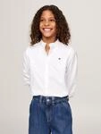 Tommy Hilfiger Langarmbluse "RUFFLE COLLAR BLOUSE LS" Kinder bis 16 Jahre