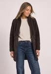 Fellimitatjacke STREET ONE, Damen, Gr. 36, braun (auburn braun), Pl&uuml;sch,...