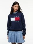 Tommy Jeans Sweatshirt "TJW REG FLAG CREW", Baumwolle