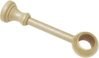 GARDINIA Gardinenstangenhalter "Tr&auml;ger geschlossen f&uuml;r &Oslash; 28 mm" Serie