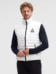 Steppweste GAASTRA, Herren, Gr. XXL, wei&szlig; (kitt), Steppware, Material: 100%