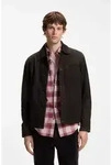 Lederjacke BOSS ORANGE "Jomod", Herren, Gr. 50, schwarz braun207, Obermaterial: 100%