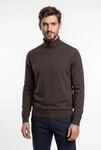 Rollkragenpullover FYNCH-HATTON, Herren, Gr. M, braun (schwarz chocolate), Strick,