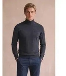 Rollkragenpullover FYNCH-HATTON, Herren, Gr. S, schwarz (navy), Strick,...