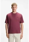 T-Shirt BOSS ORANGE, Herren, Gr. L, medium rot618, Single Jersey, Obermaterial:...