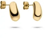 Paar Ohrstecker S.OLIVER "Schmuck Geschenk Edelstahl Ohrstecker The Bean", gold