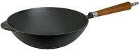 Ronneby Bruk Wok "Maestro Wokpfanne, &Oslash; 32 cm, mit Holzgriff" Gusseisen 1 tlg.
