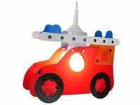 Hängeleuchte NIERMANN "Feuerwehrauto" Lampen Gr. Höhe: 6 cm, rot Pendelleuchten und