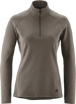 Gonso Radtrikot "Essential Jersey Longsleeve Therm W" Damen Radtrikot half-zip,