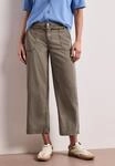 STREET ONE Weite Jeans "Style Emee" Wide Leg Jeans mit G&uuml;rteldetail