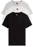 T-Shirt TOMMY JEANS "TJM EXTRA SLIM 3 PACK", Herren, Gr. 3XL, schwarz (schwarz, lt
