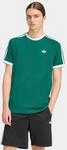 T-Shirt ADIDAS ORIGINALS "3S TEE", Herren, Gr. XXL, gr&uuml;n (cgr&uuml;n), Obermaterial: