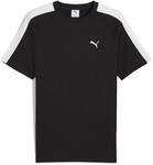 T-Shirt PUMA "T7 T-Shirt Herren", Herren, Gr. L, schwarz, Obermaterial: 100%