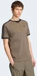 T-Shirt ADIDAS ORIGINALS "3S TEE", Herren, Gr. XXL, braun (branch, schwarz),