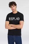 Replay T-Shirt mit Logo-Frontprint