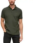 Poloshirt S.OLIVER, Herren, Gr. XL, gr&uuml;n (olive), Jersey, Obermaterial: 100%