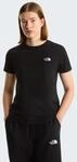 T-Shirt THE NORTH FACE "W EVOLUTION SIMPLE DOME SLM SHORT SLEEVE", Damen, Gr. L, tnf