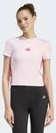 adidas Sportswear T-Shirt "ESSENTIALS 3-STREIFEN SLIM BABY" schmale Passform,