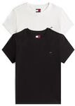 Tommy Jeans T-Shirt "TJW 2PACK C-NECK TEE" Packung, 2er, 2 mit Logo-Stickerei