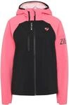 Regenjacke ZIENER "NEHLE-Z", Damen, Gr. 48, schwarz.strawberry sorbet, Obermaterial: