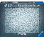 Puzzle RAVENSBURGER "Krypt silber", silber (silberfarben), Puzzles, KinderB:70cm