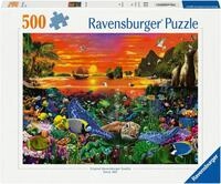 Puzzle RAVENSBURGER "Schildkr&ouml;te im Riff", bunt, Puzzles, KinderB:49cm H:36cm,