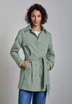Trenchcoat STREET ONE, Damen, Gr. 46, gr&uuml;n (mint gr&uuml;n), Web, Obermaterial: 69%