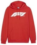 Hoodie PUMA "F1 ESS Motorsport Hoodie mit Logo Herren", Herren, Gr. M, rot (pop rot),