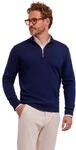 Strickpullover FALKE "Pure Merino Wool", Herren, Gr. S, space blau (6116), Pullover