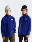 Fleeceshirt THE NORTH FACE "TEEN GLACIER 1/4 ZIP PULLOVER", M&auml;dchen, Gr. L, blau