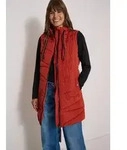 Steppweste CECIL, Damen, Gr. 3XL, rot (light russet rot), Stoff, Oberstoff: 100%