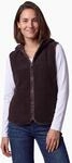 Fellimitatweste CECIL, Damen, Gr. L (42), braun (berry rot), Stoff, Au&szlig;enmaterial: