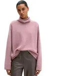 Strickpullover MARC O'POLO "aus Schurwolle-Mix", Damen, Gr. XS, rosa (medium lila),