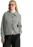 Cardigan MARC O'POLO DENIM "mit weicher Haptik", Damen, Gr. XXS, stone melange,