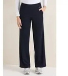 Dehnbund-Hose CECIL, Damen, Gr. XXL, L&auml;nge 30, blau (universal blau), Stoff, 84%