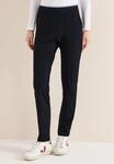 Jogger Pants CECIL, Damen, Gr. XXL, L&auml;nge 28, universal blau, Stoff, 82% Polyester,