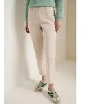 5-Pocket-Hose CECIL "Style Scarlett", Damen, Gr. 27, L&auml;nge 26, beige (grain beige