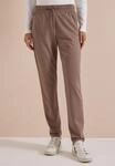 Stoffhose CECIL, Damen, Gr. XXL, L&auml;nge 28, braun (earthy taupe), Stoff, 61% Viskose,